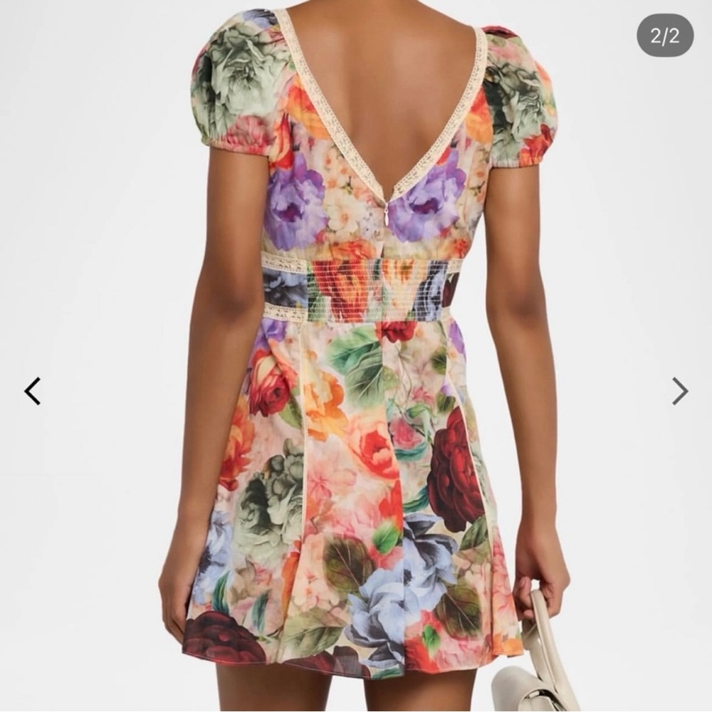 NWT alice + olivia dress in Storm Floral - Picture 5 of 9